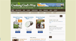 Desktop Screenshot of cookinggodsway.com