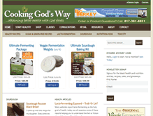 Tablet Screenshot of cookinggodsway.com